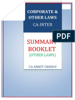 Corporate & Other Laws: Ca-Inter