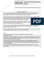 Focus3 2E End of Year Test Writing ANSWERS