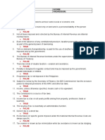 Quiz 1 Principles of Taxation