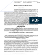 〈51〉 ANTIMICROBIAL EFFECTIVENESS TESTING