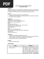 L2 - COLOSTOMY CARE AND IRRIGATION - CMTrinidad