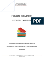 Proyecto de Inversion Servicio de Lavanderia