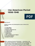 The American Period