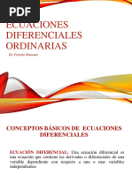 Ecuaciones Diferenciales Ordinarias