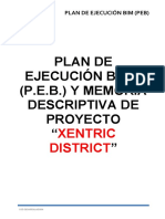 Plan de Ejecución Bim (Bep) Xentric District (Wip)