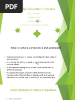 Culturally Competent Presentation Portfolio Assignment