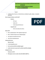 Test Phase & Pre - Final Question by M. Usman