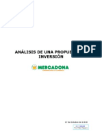 Mercadona - Propuesta de Inversión