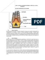 Termodinamica de Las Reacciones de Reducción en Altos Hornos