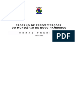 Caderno de Especificações