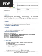 Requisitos Seguridad Industrial Empresas Contratistas