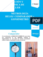 5 Reloj Comparador y Goniómetro