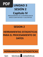 Unidad 3 Sesion 2 Herramientas Estadisticas para El Proceso de Datos