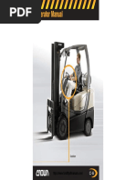 Crown C5 Forklift Truck Operator's Manual