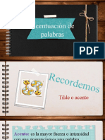 Acentuacion de Palabras