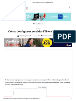 Cómo Configurar Servidor FTP en Windows 10