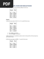 Pural Nouns