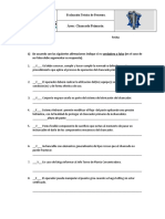 Prueba Chancado - Correccion