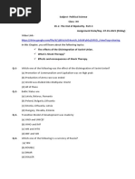 Pol - Science - CH 2 The End of Bipolarity Part 3 - Class XII