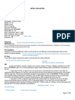 Hypothetical IE of Traumatic Brain Injury/TBI