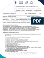 Contrato de Servicios de Mantenimiento Energia Sol y Viento