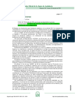 Otras Disposiciones: Boletín Oficial de La Junta de Andalucía