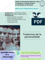 Trastorno de La Personalidad