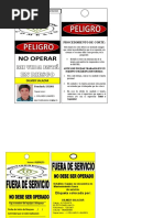 Tarjeta de No Operar M