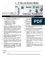 Avaliação I - 3 Ano Do Ensino Médio: Leia Atentamente As Instruções Seguintes