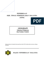 s942-Stpm Geografi Syllabus