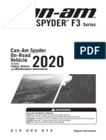 Can-Am 2020 Spyder F3 Series On-Road Vehicle Owners Manual en