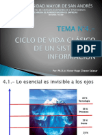 TEMA N°4 - CICLO DE VIDA CLÁSICO - TIC-506 - Ph.D. (C) Victor Hugo Chavez Salazar