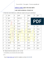 Bai Tap Tieng Anh Lop 6 Thi Diem Unit 1