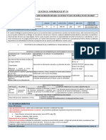 SESIÓN DE APRENDIZAJE #4 2do Gdo ARGUEDAS