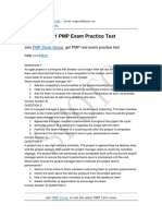 2021 PMP Practice Test