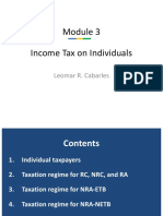 Module 3 Income Tax On Individuals