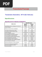 1994-2003 Chevrolet Chevy - Transmisión-Transeje