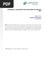 Artigo - Liderança - Um Desafios para Gestores Do Século XXI