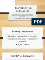 Quantitative Research