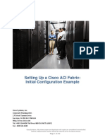 Cisco ACI Initial Deployment Cookbook 1