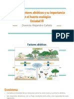 Factores Abióticos y Huerto Ecológico