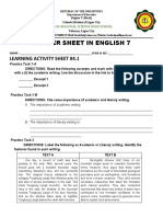 4TH Quarter Answer Sheet