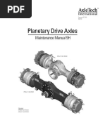 Planetary Drive Axles: Maintenance Manual 9H