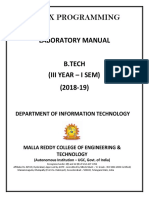 R15A0591 - LP Lab Manual