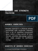 AEROBIC AND STRENGTH TRAINING PPT TT - 111239