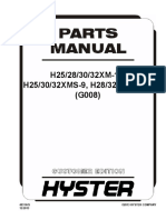 H25/28/30/32XM-12, H25/30/32XMS-9, H28/32XM-16CH (G008) : 4031445 ©2013 Hyster Company 12/2013