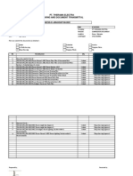 Shop Drawing Transmittal Document