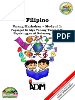 2.ed Fil6 q1 Mod1 Pagsagot Sa Mga Tanong Tungkol Sa Napakinggan at Nabasang Teksto