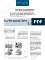 Hazardous Area Classifications (SANS10108)