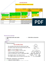 Actividad de Educación Religiosa 02 de Junio